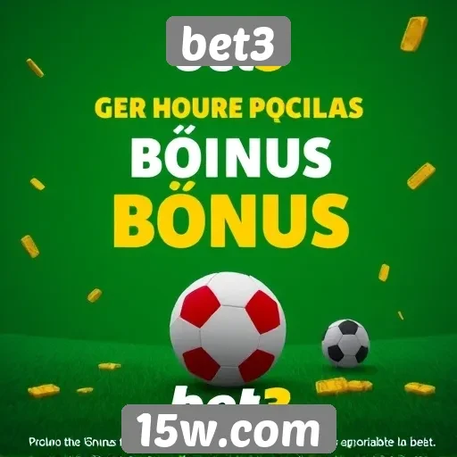 Bet3: promoção de bônus interessante para novos usuários
